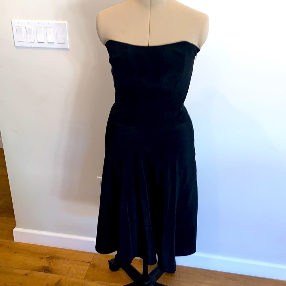 Black corset formal dress